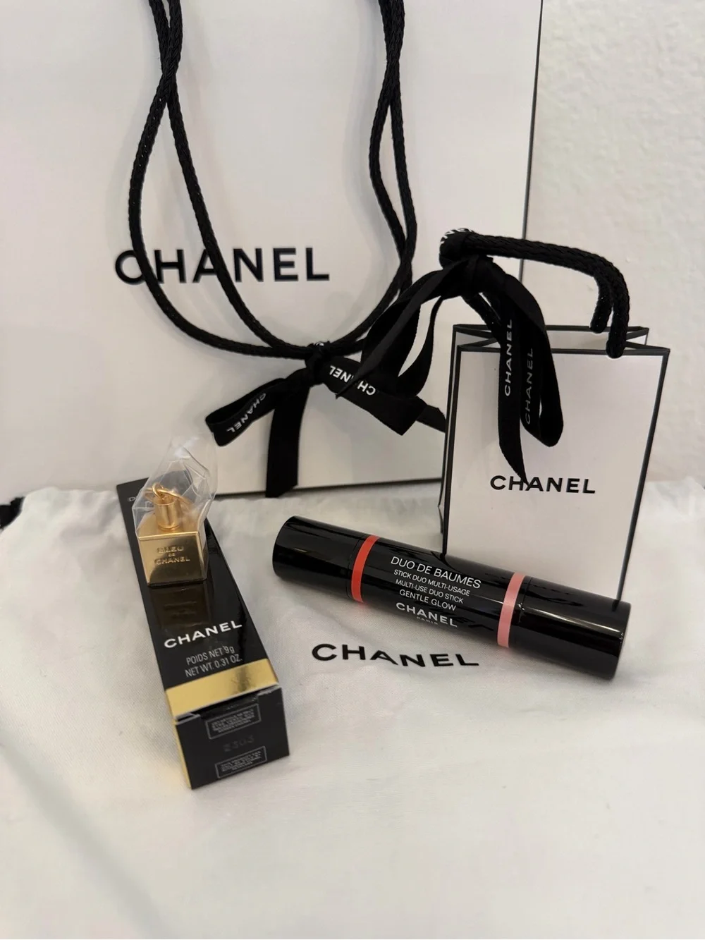 Chanel Duo De Baumes Multi-Use Stick Gentle Glow Limited Edition & CHARM! NEW